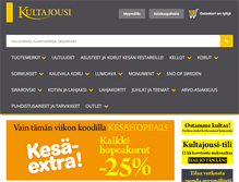 Tablet Screenshot of kultajousi.fi